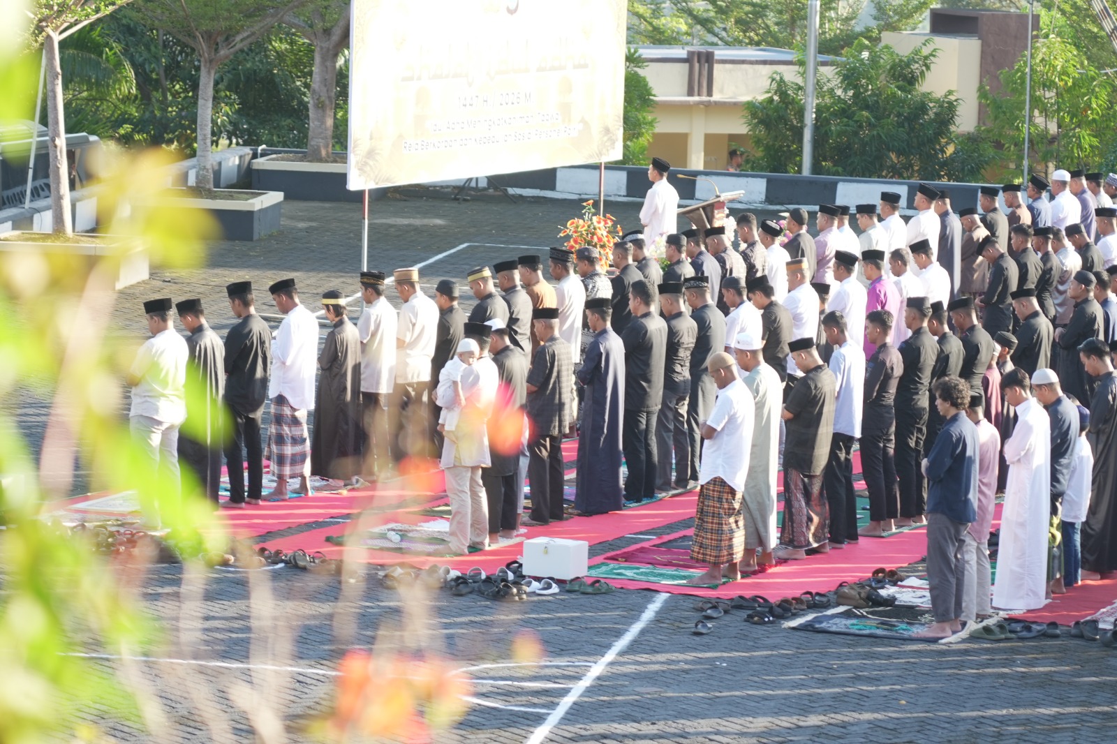 Gema Takbir Idul Adha di Polda Sulbar, Refleksi Semangat Berkorban Kapolda dan Jajaran dalam Ketaatan