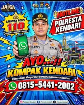 Polresta Kendari Buka Ruang Komunikasi Publik, Warga Diajak Bersama Jaga Kamtibmas