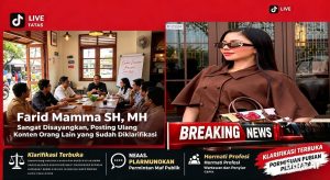 Farid Mamma: Tutup Siaran Tunjukkan Kesadaran Forum Jurnalis Pengacara Desak Tiga Pilar Penegak Hukum Tindaklanjuti Konten Fenny Frans